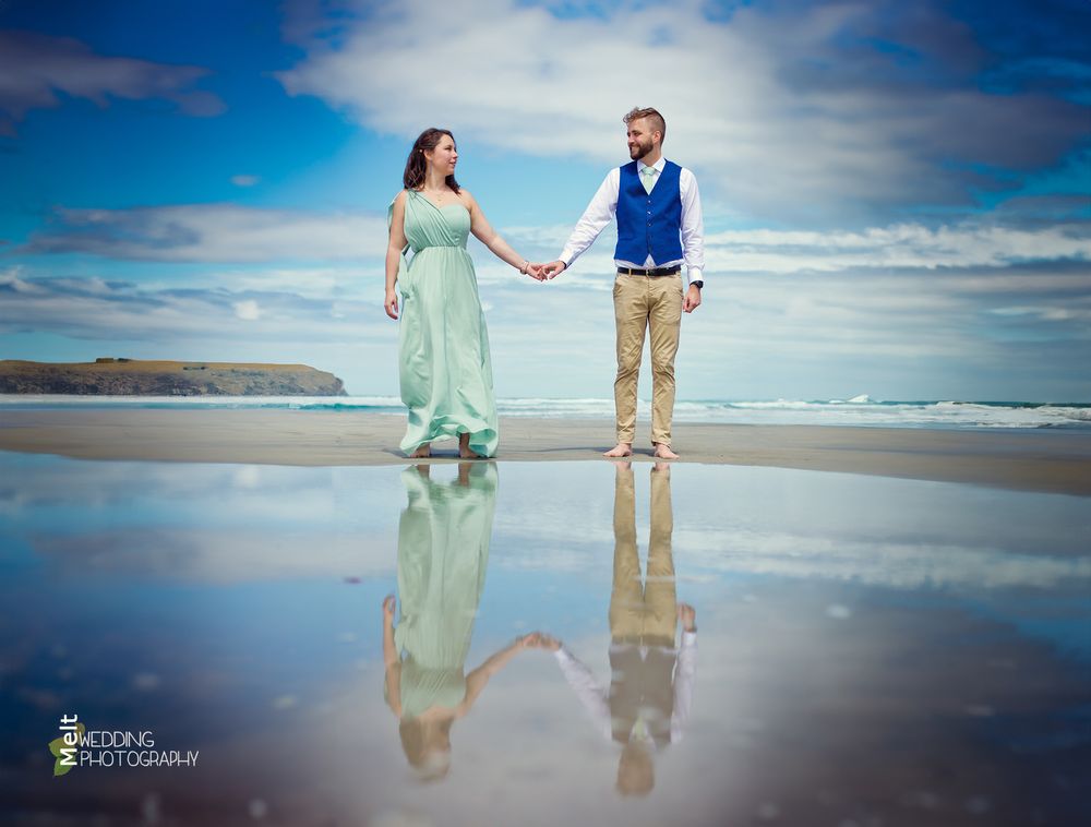 A bit of beach engagement photography