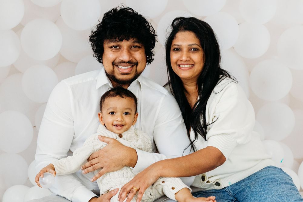 Timeless baby milestone portraits.