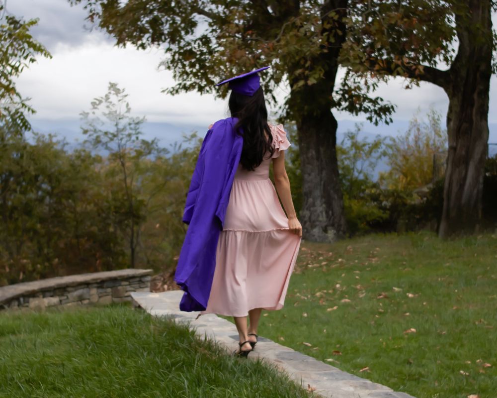 Graduation photoshoot Asheville Hendersonville