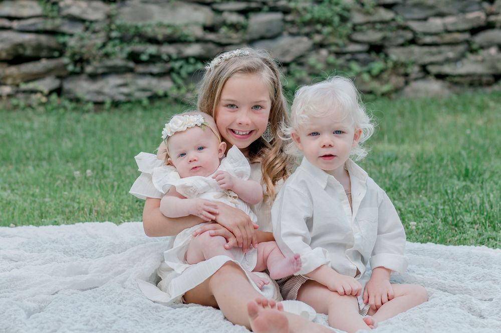 family session with small children