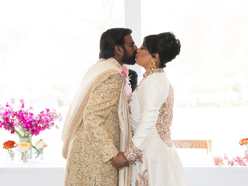 Registry wedding sealed with a kiss. Harrow School, Hertfordshire. Photography by Abigail's Studio