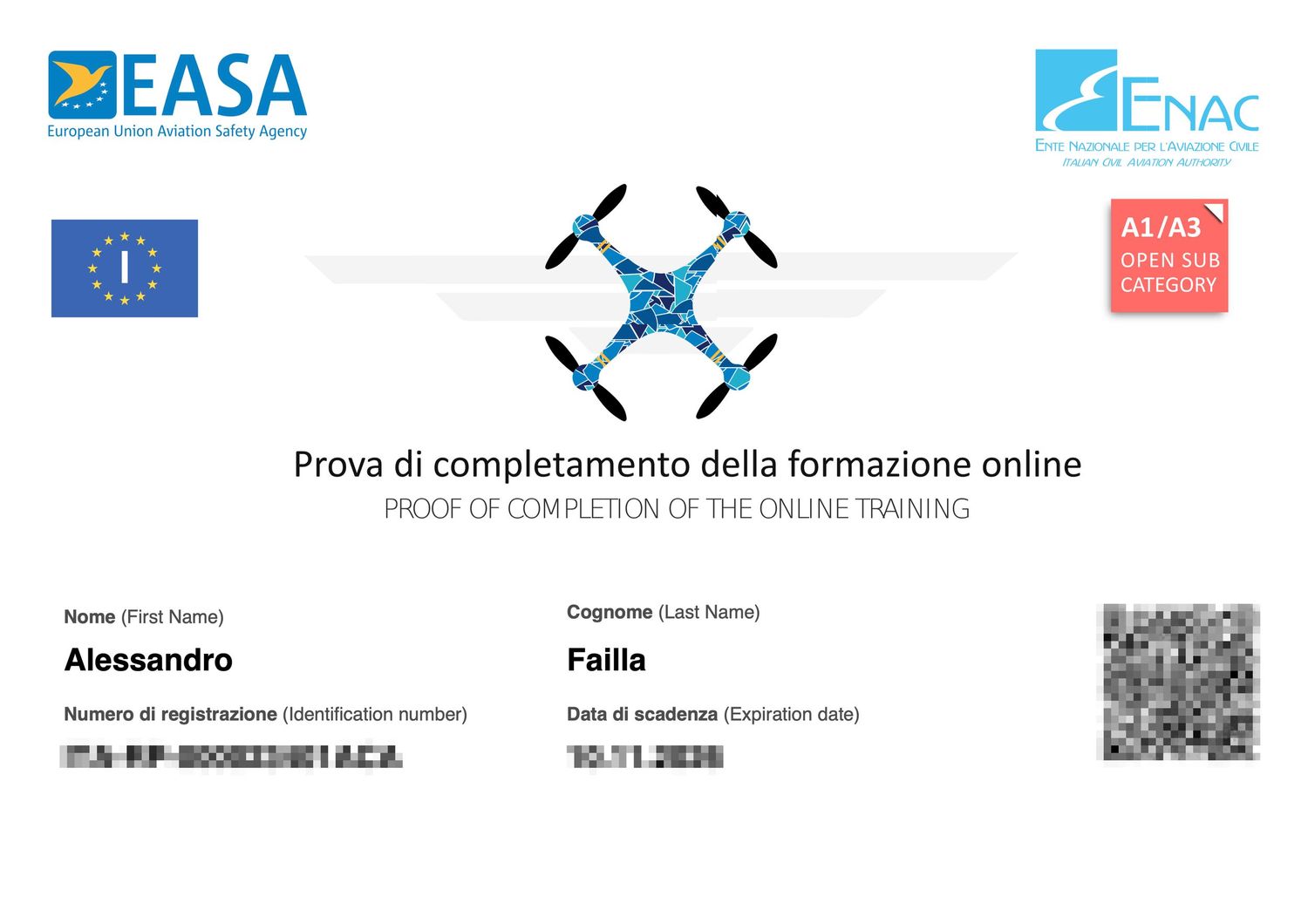 Riprese aeree con Drone, Alessandro Failla fotografo e Operatore Pilota UAS (Drone) Padova