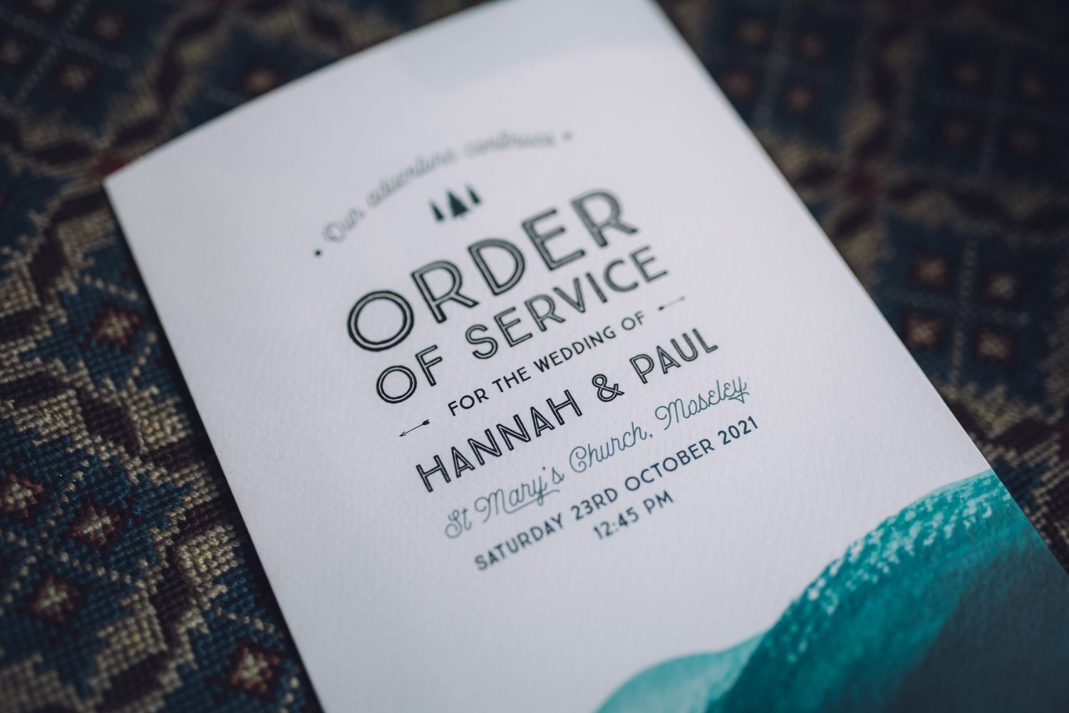 Order of service Birmingham