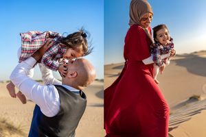 dubai desert family photos