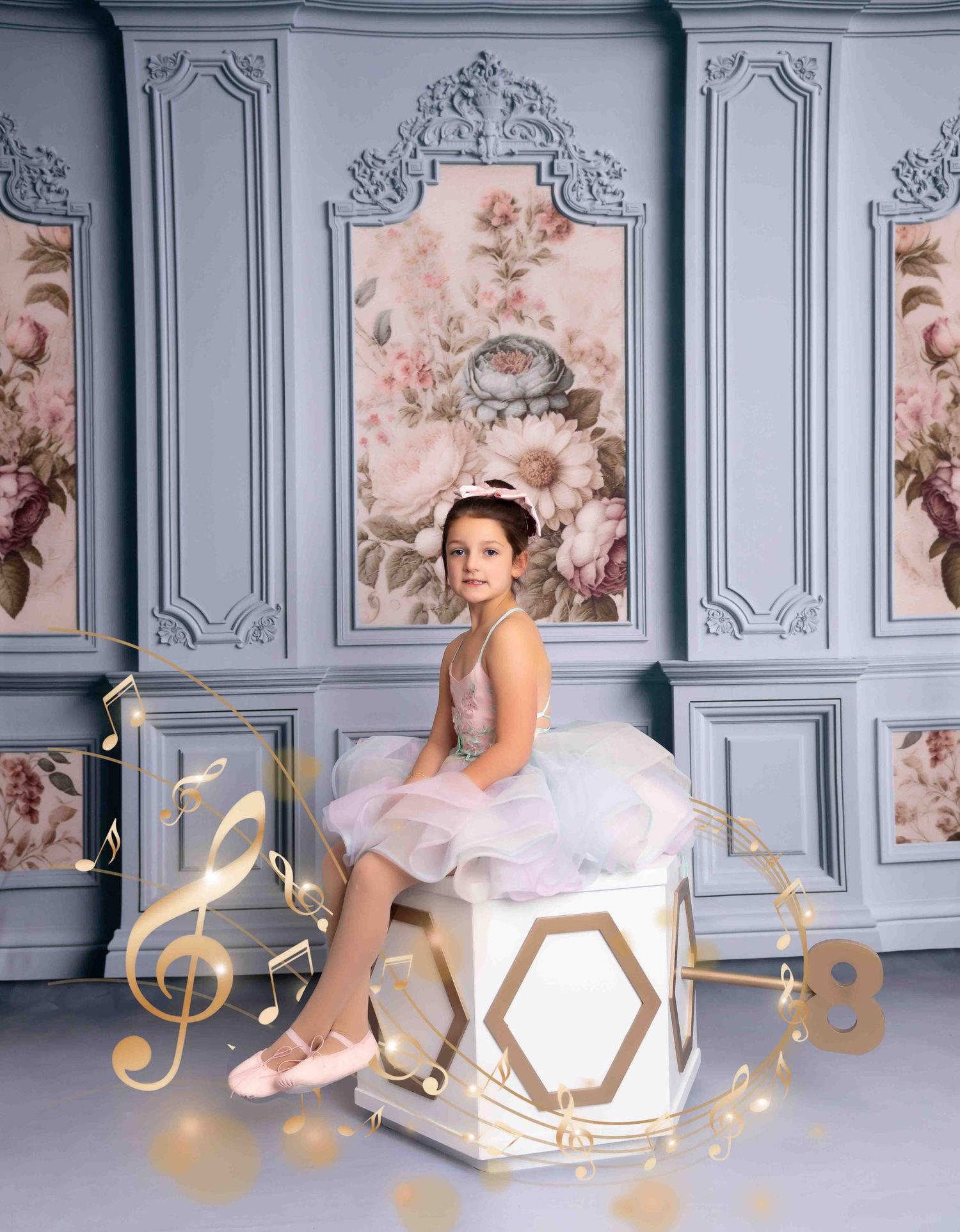 Music box, ballerina sessions - studio photographer