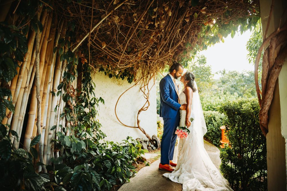 Wedding Captured Under Roots- Saint Lucia- St. Lucia Photographer