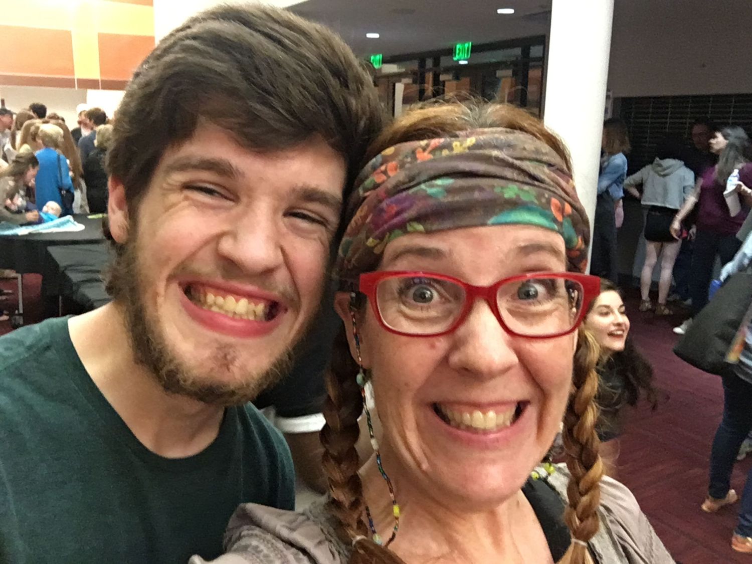 Tapestry Photographs, About Joy Neel, Eric Neel, EMHS Follies selfie