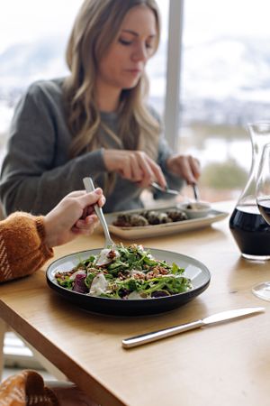 table setting eating food lifestyle