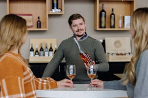 wine tasting at poplar grove winery