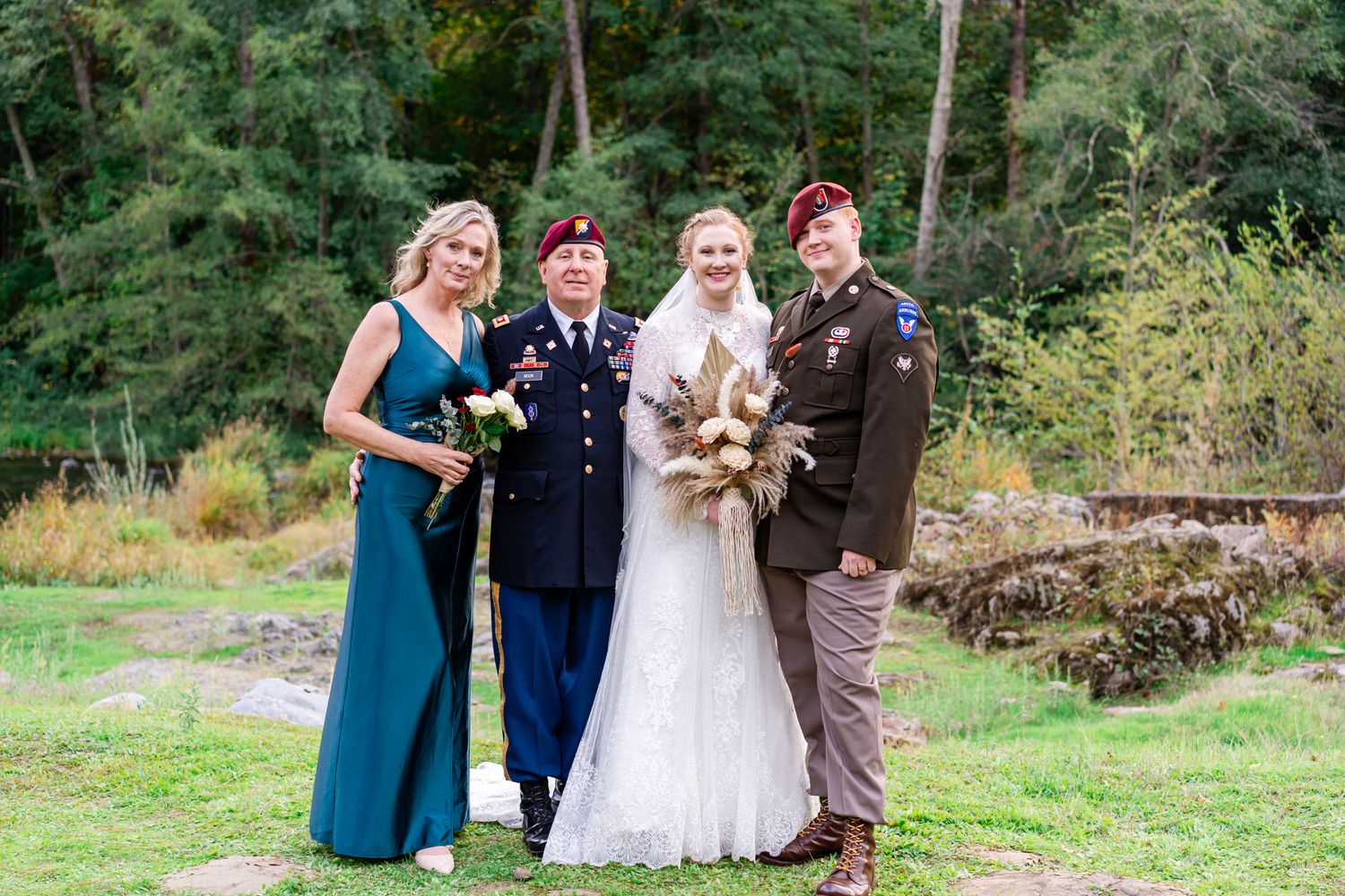 bride's family portrait