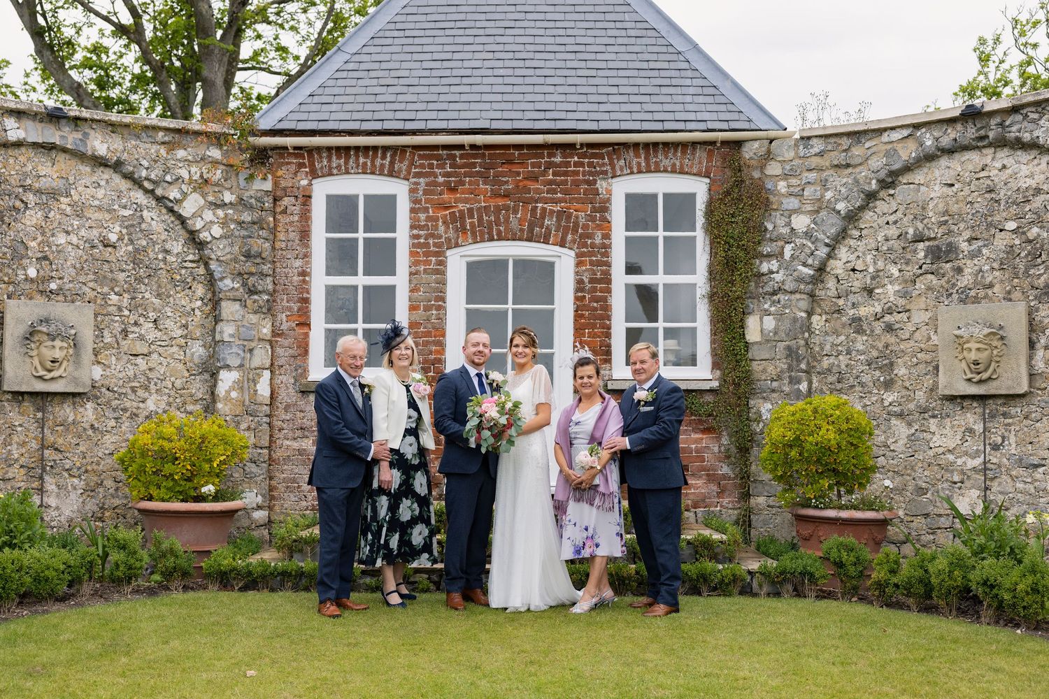 Walled Garden at Gileston Manor perfect for Family Photographs