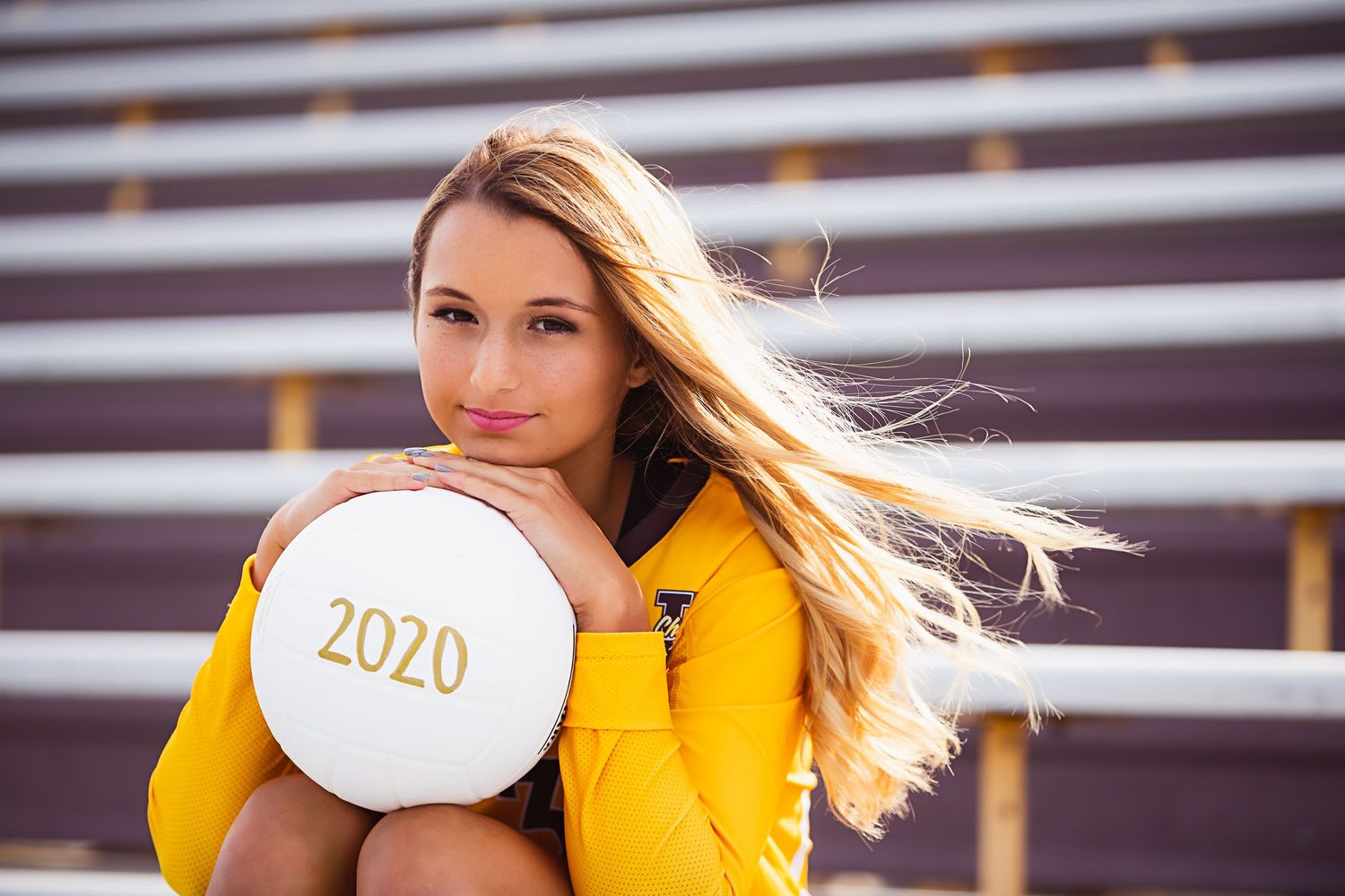 Senior girl sports portrait