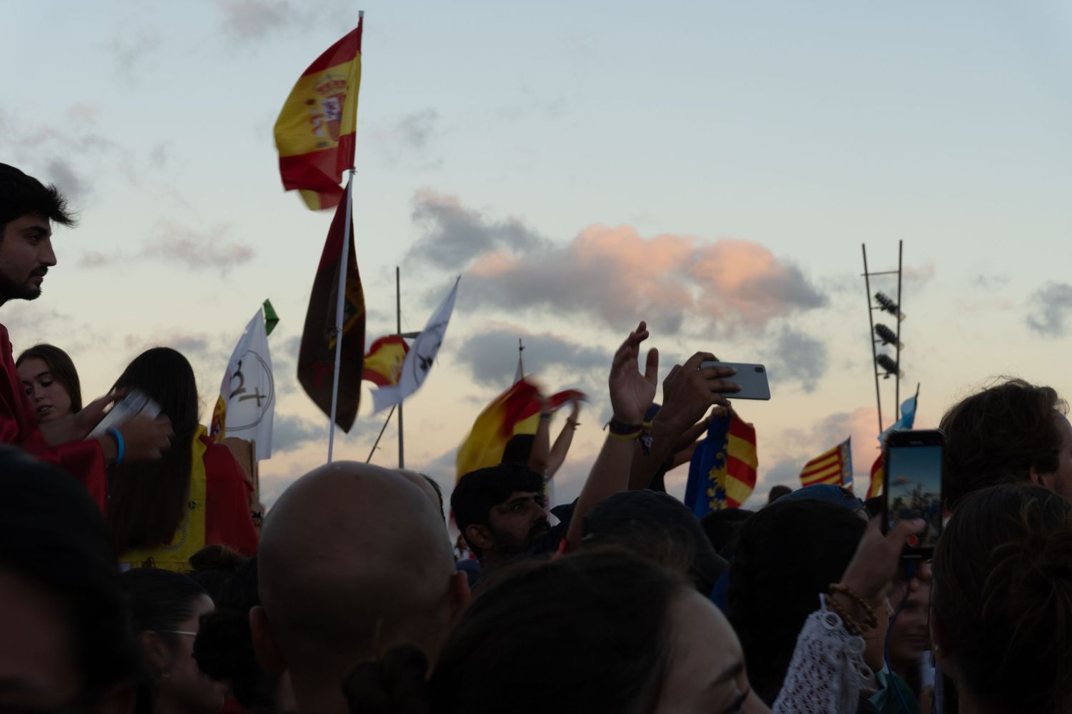 foto en concierto de música en la jornada mundial de la juventud