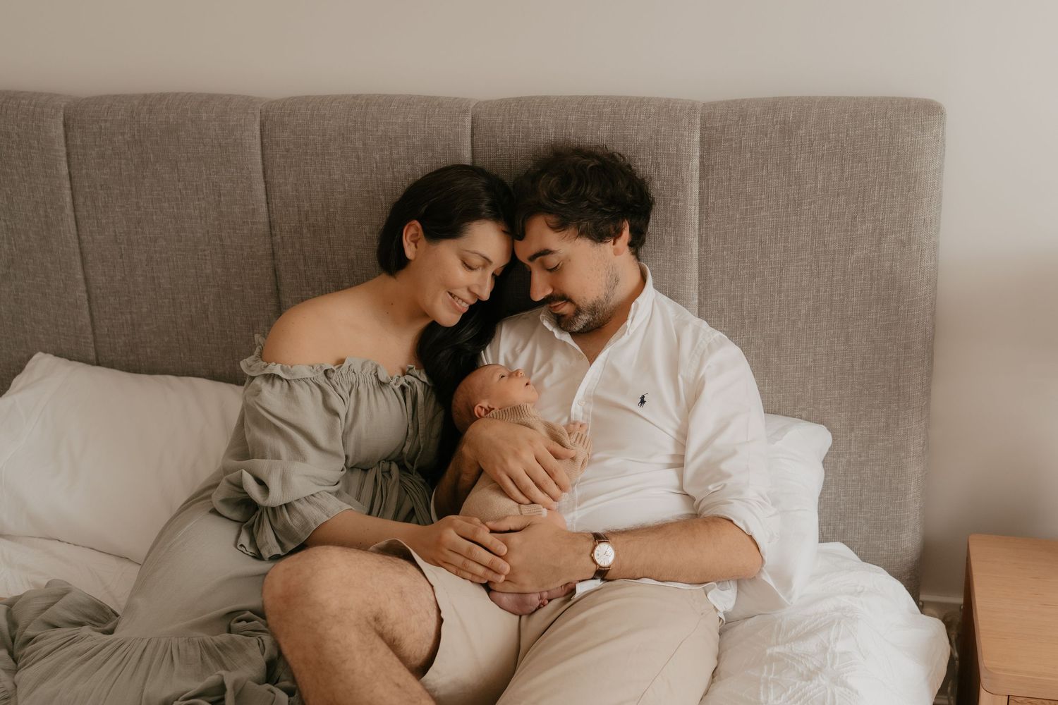 In home perth newborn lifestyle photography session with Photography by Beke