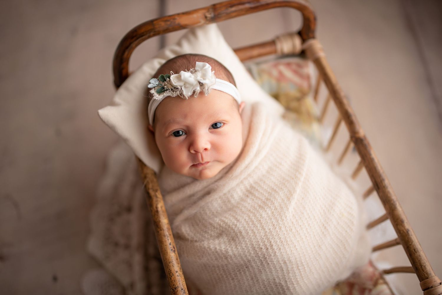 awake baby, newborn photography Vermont