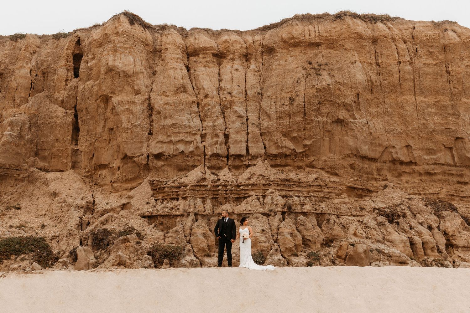 Half Moon Bay Bridal Couple Wedding Session