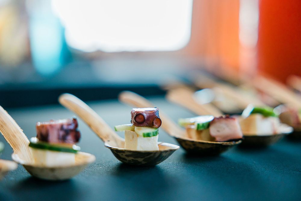 octopus and feta cheese, Event Photography, Melbourne, FL