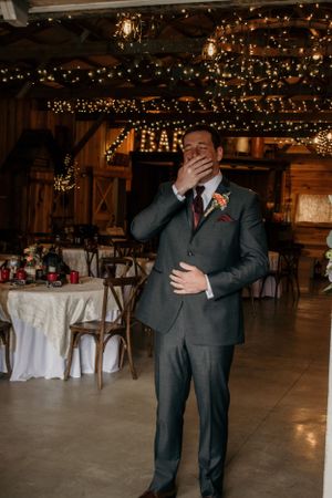 first look captured by Cheyenne Michelle Photography, LLC