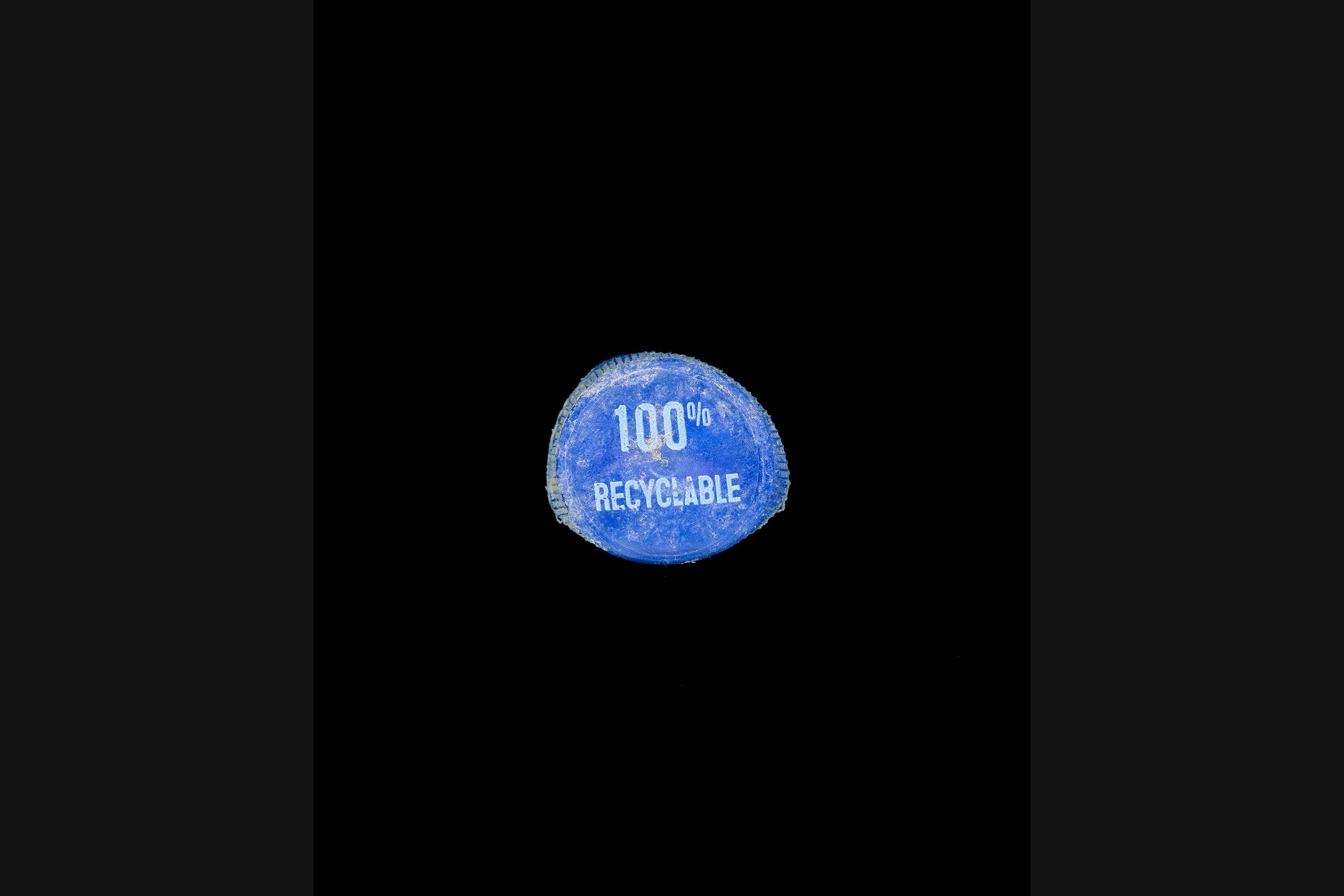 Blue Bottle Lid 51°21’40.7”N 0°11’04.0”W