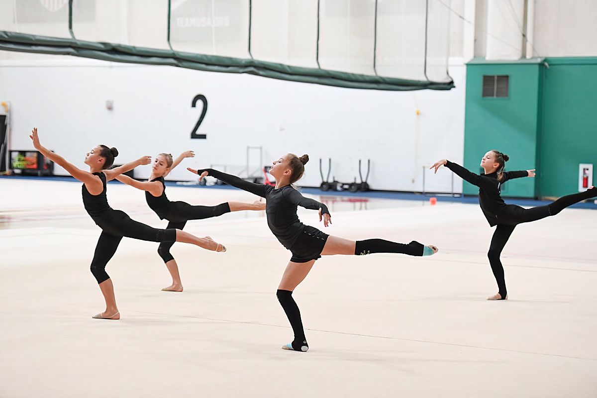 USA Gymnastics Rhythmic Ballet Training