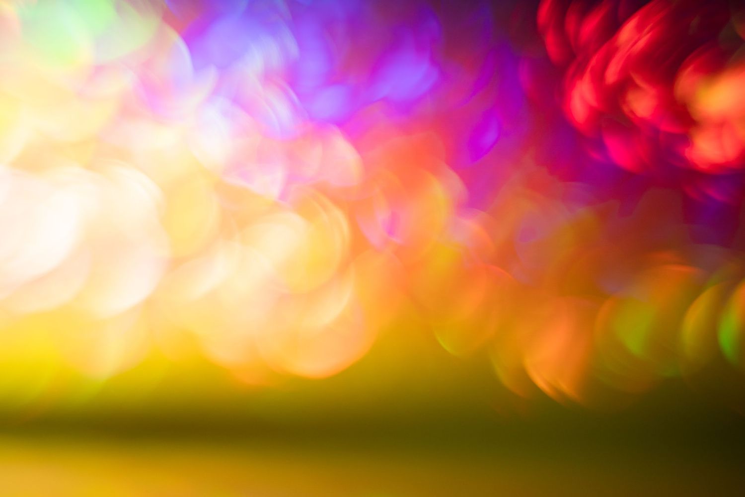 Blurry coloured lights