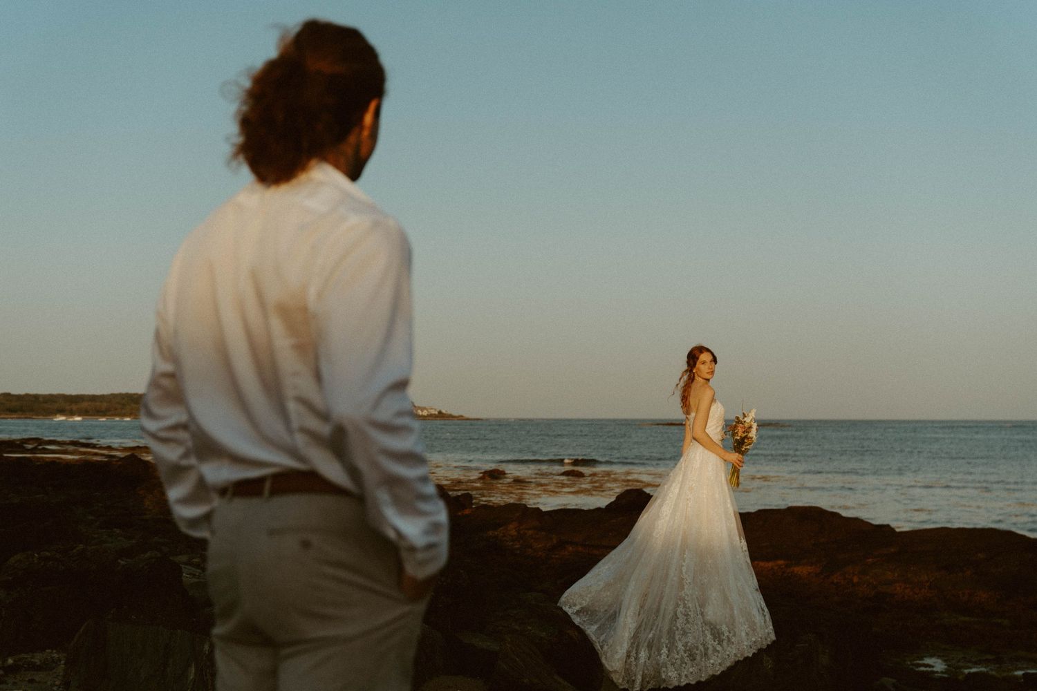 New Hampshire White Mountains Elopement Wedding Photographer Franconia Notch Lincoln North Conway Cathedral Ledge
