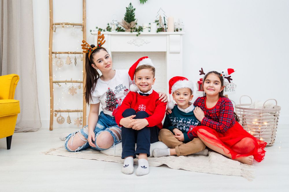 семейна коледна фотосесия софия, коледна фотосесия софия, фотостудио софия, професионален фотограф софия