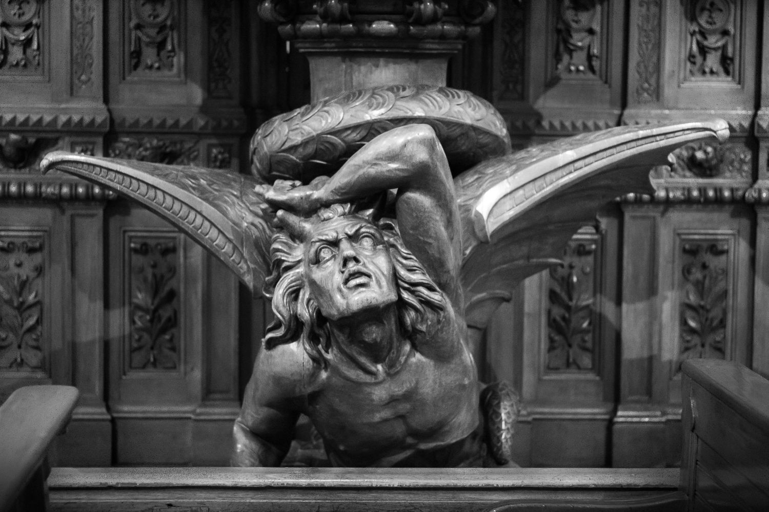 The devil in the Cathedral of Arequipa (Peru - 2019)