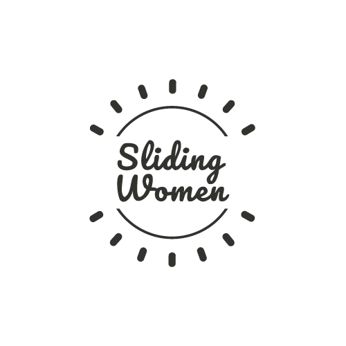 Sliding women logo
