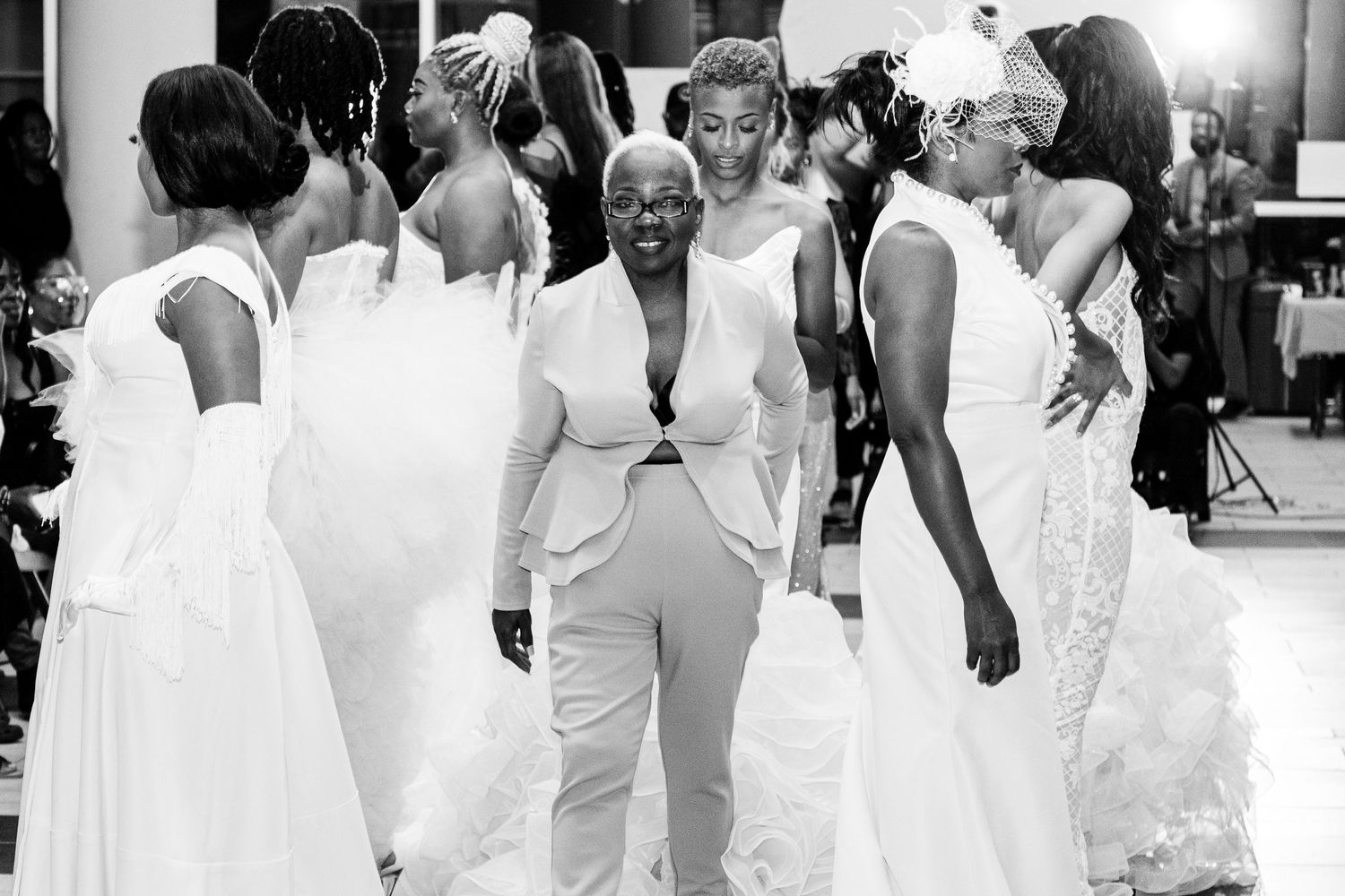 Brides at Fashion show UAH Huntsville, AL