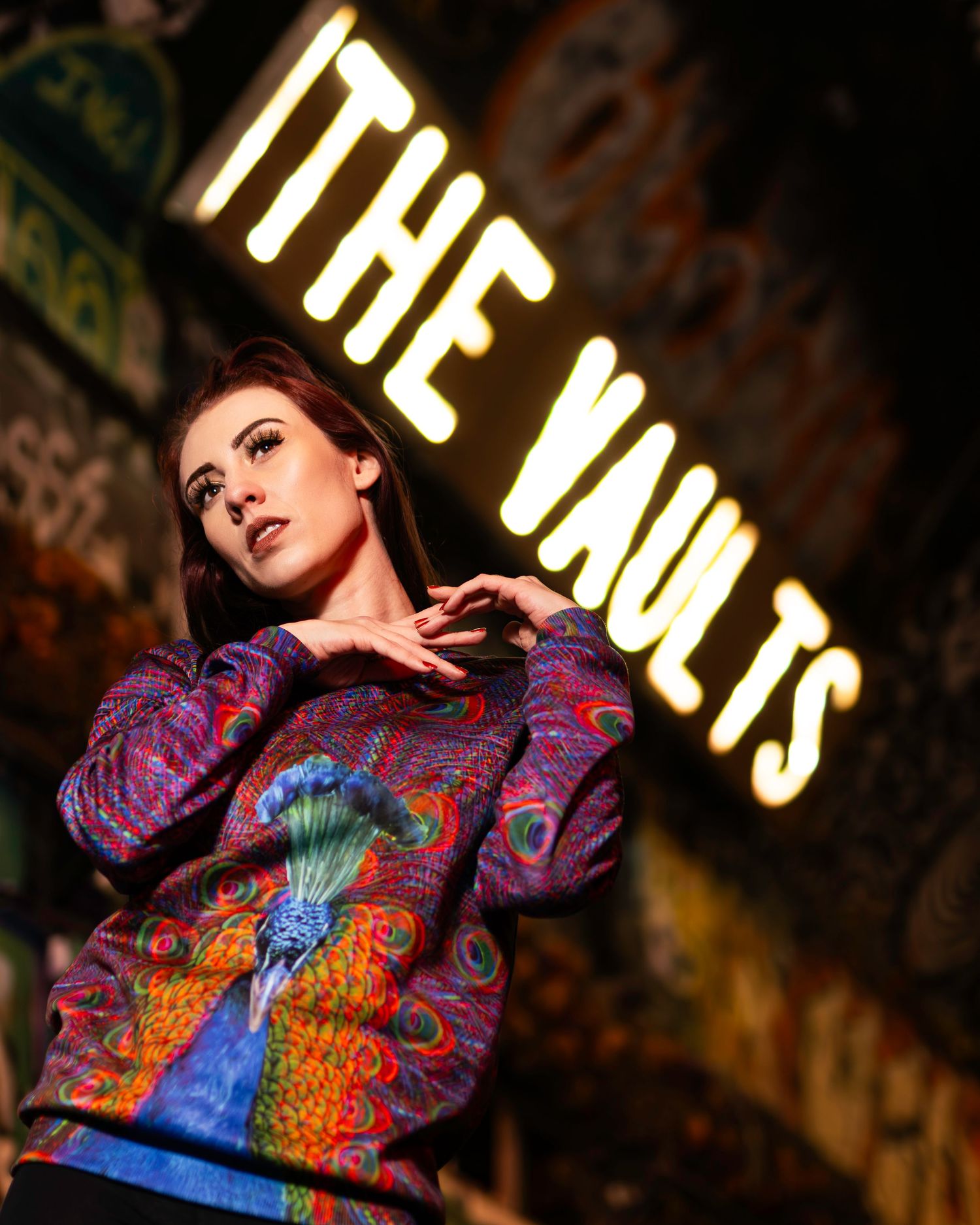 Jamie Lee Creations in Leake Street tunnel London by Kush Rattan Photography