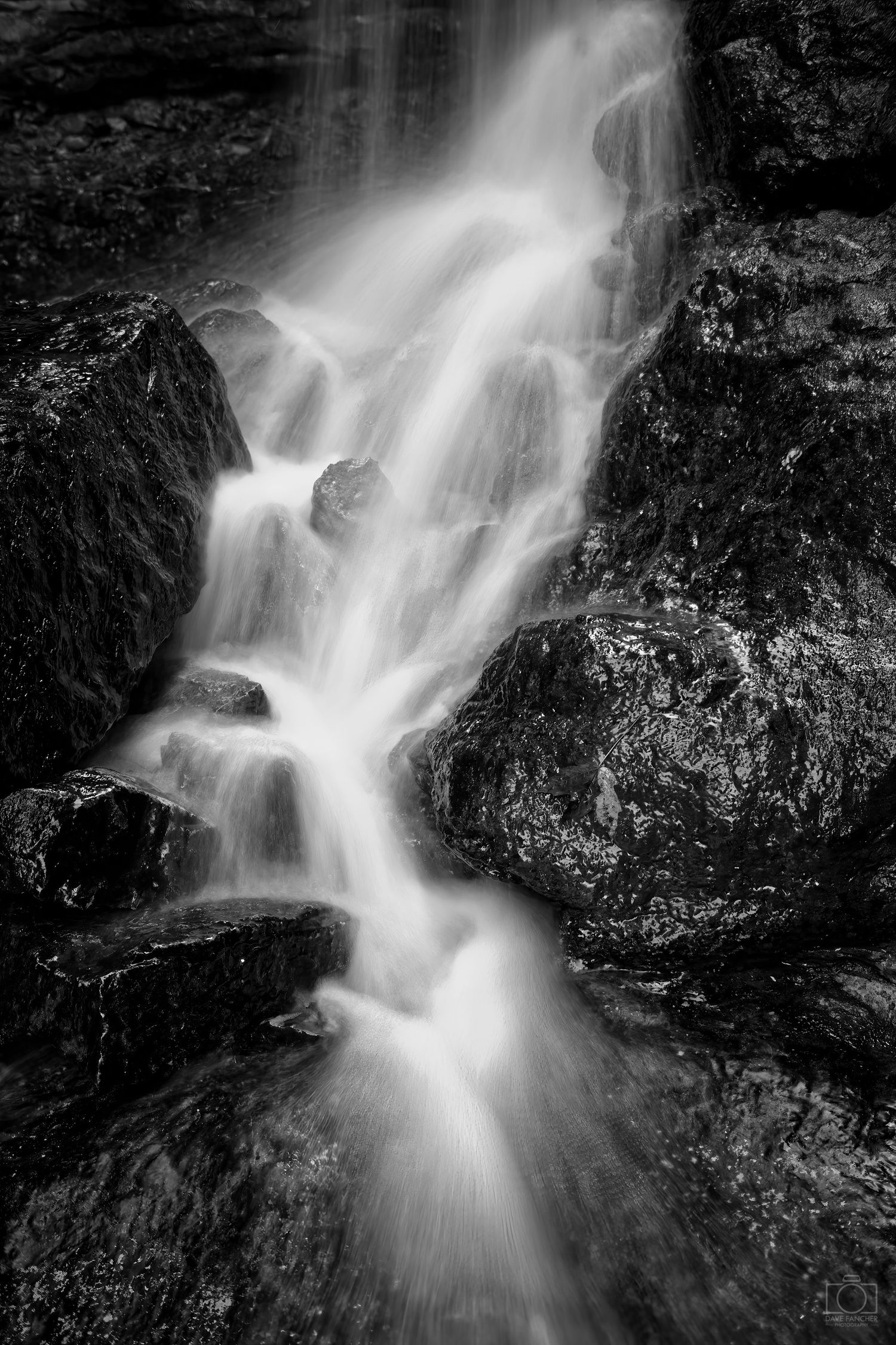 Close-up of the McCormick's Creek State Park waterfall