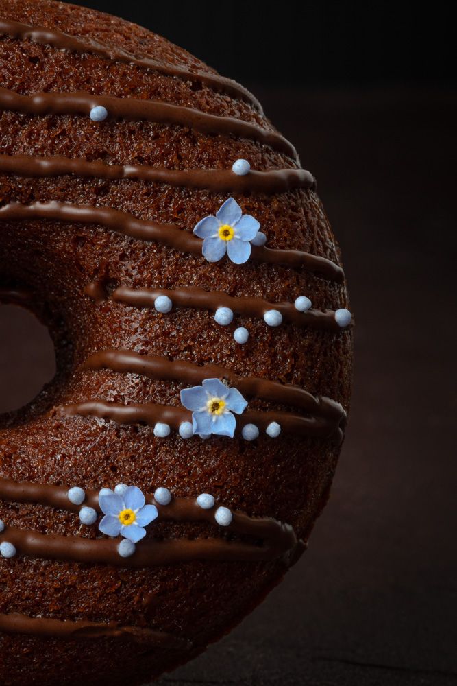 Kladdkaka - Swedish Brownie Doughnut - Photo by © Reka Csulak