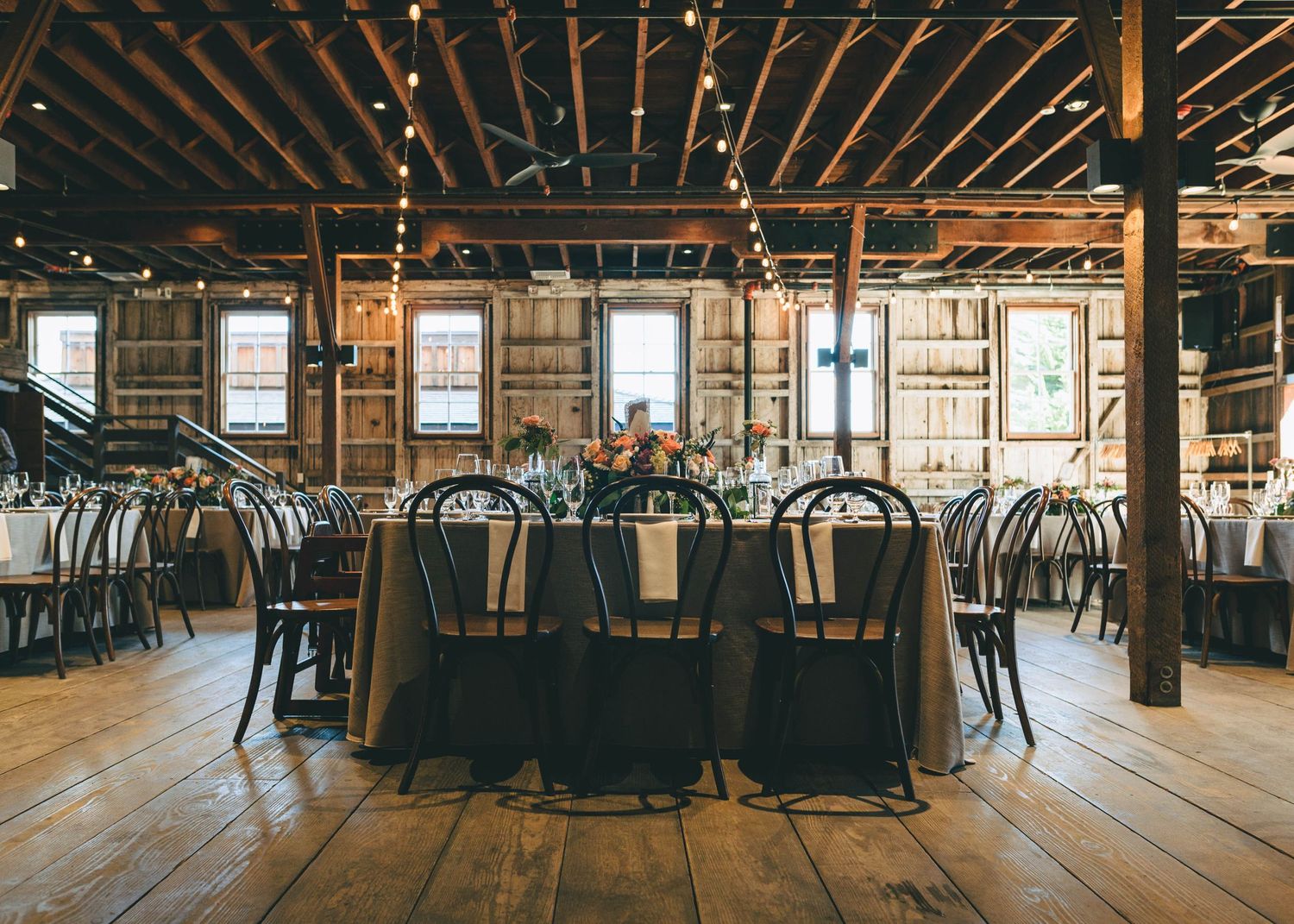 Inside the barns at cooper molera in Monterey.