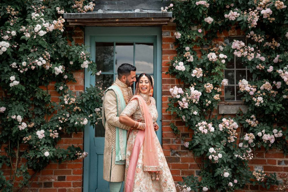 Micklefield Hall Indian Wedding outdoor pastel www.rajpassy.com