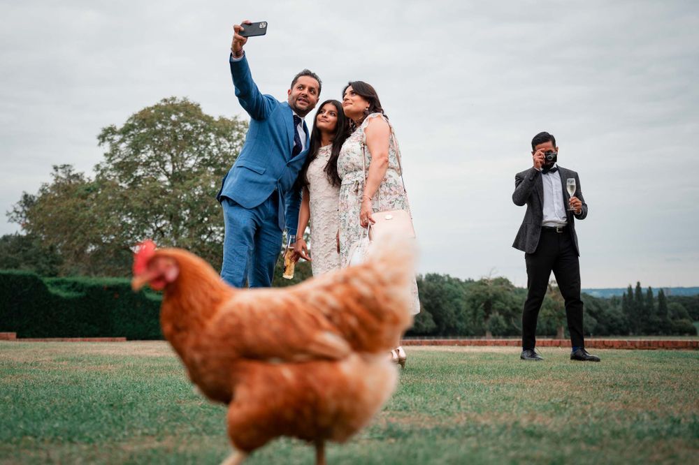 Micklefield Hall Indian Wedding Couple Portrait Outdoor Pastel www.rajpassy.com