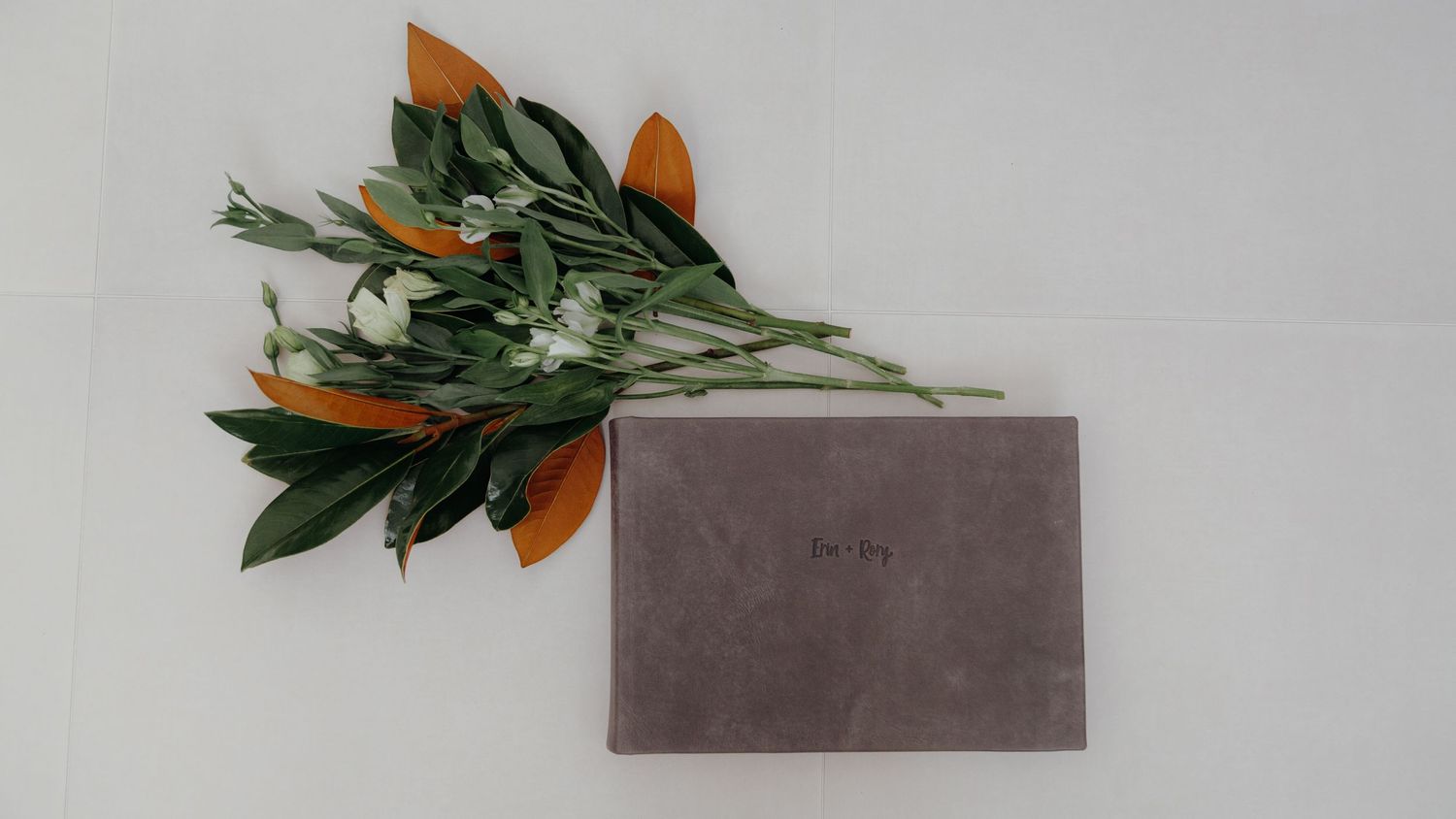 flushmount wedding album