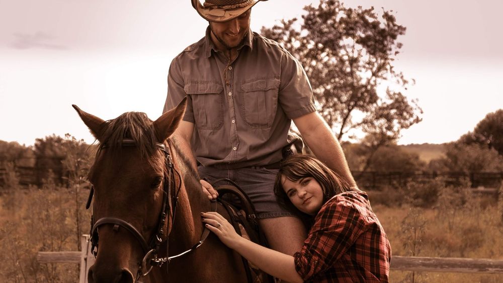 Krugersdorp engagement photography earthtones at horse stables