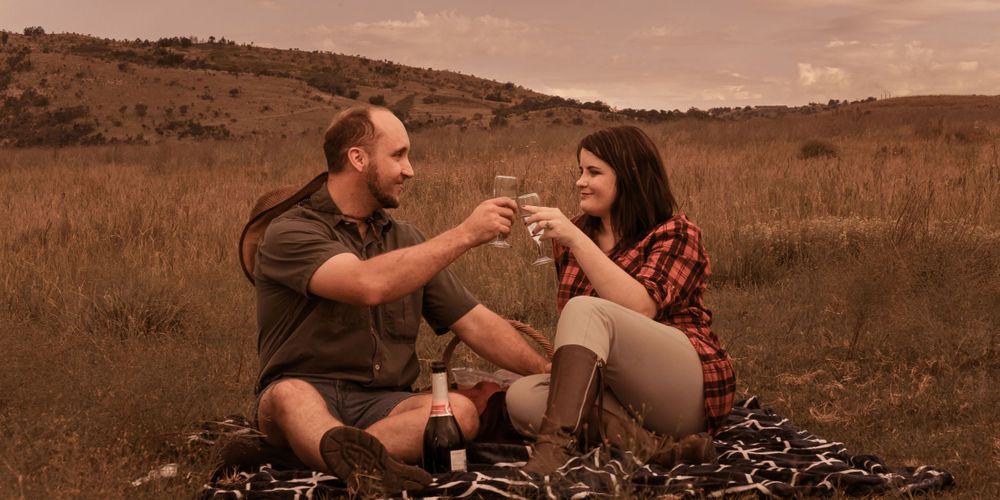 Krugersdorp engagement photography earthtones at horse stables