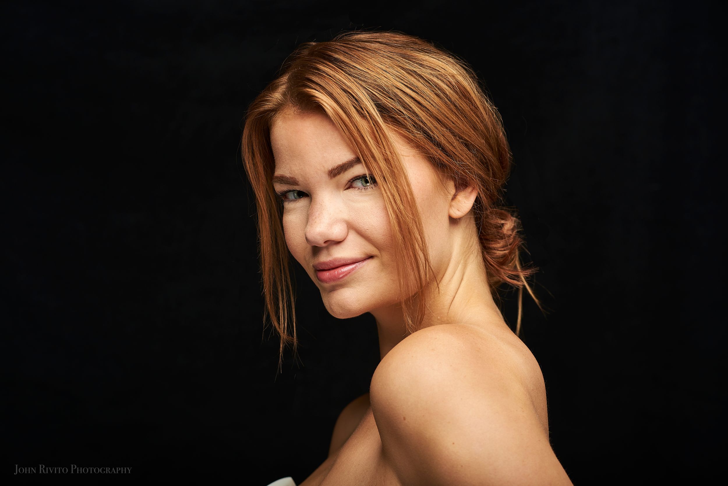 Glamour Model Portfolio Portrait in Studio in Syracuse NY Central New York