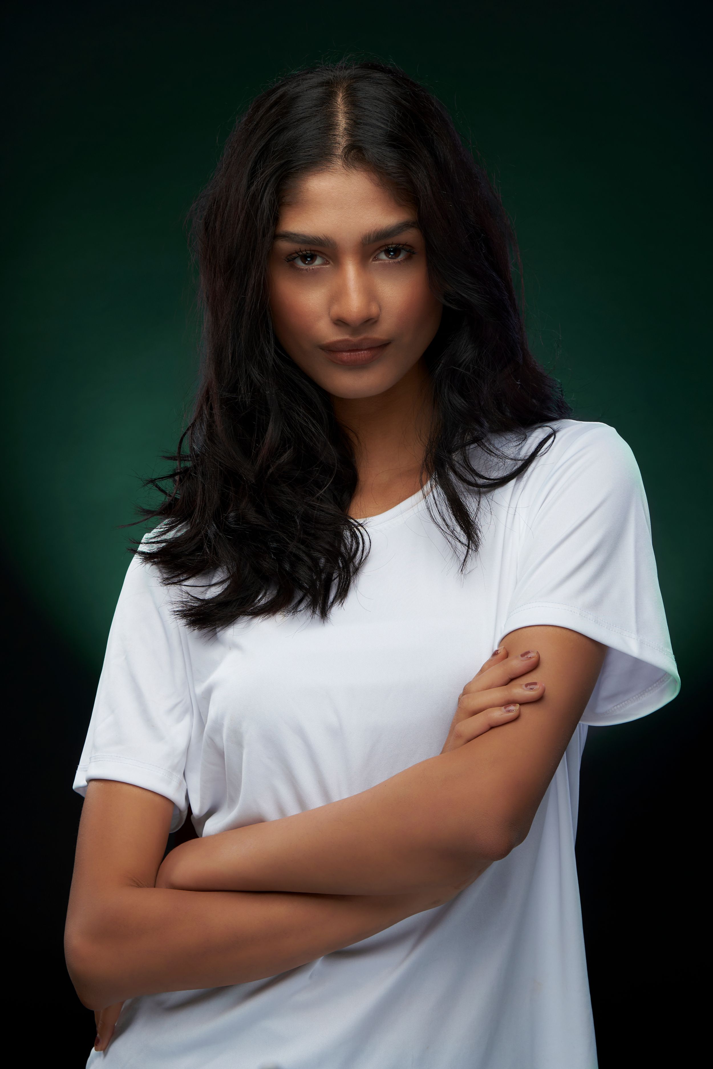 Glamour Model Portfolio Portrait in Studio in Syracuse NY Central New York