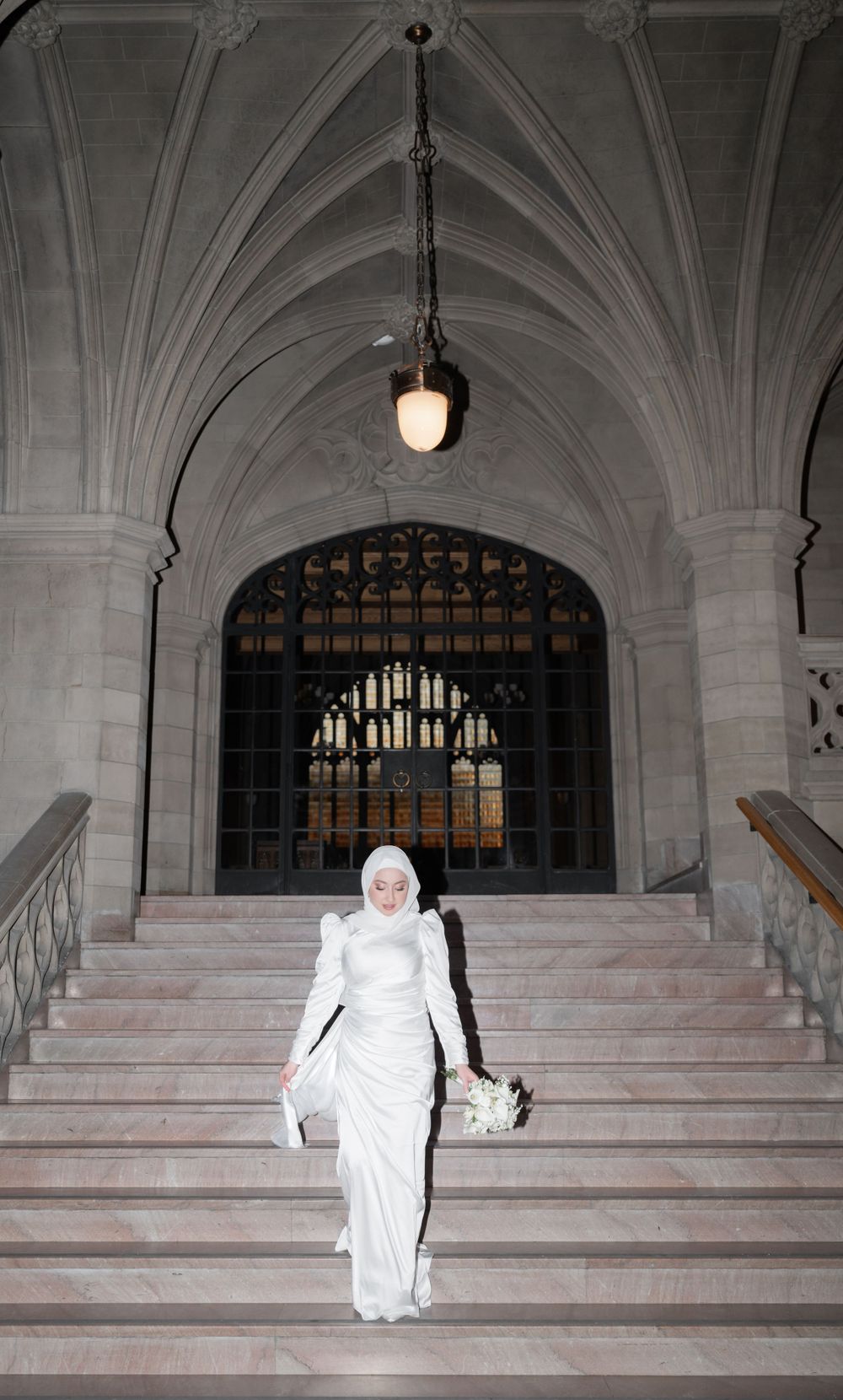 A bride photographed using a documentary wedding approach in Toronto