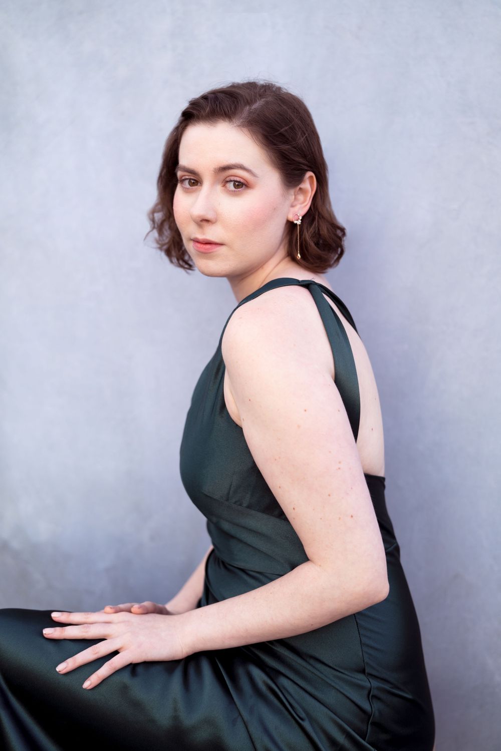 Opera soprano headshot by Kendra Irene