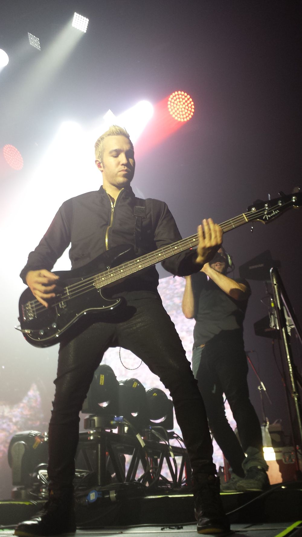 Pete Wentz van Fall Out Boy in AFAS Live 2015