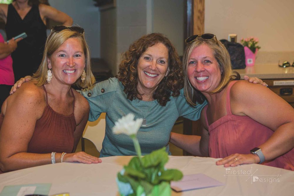Family reunion with three female family members.