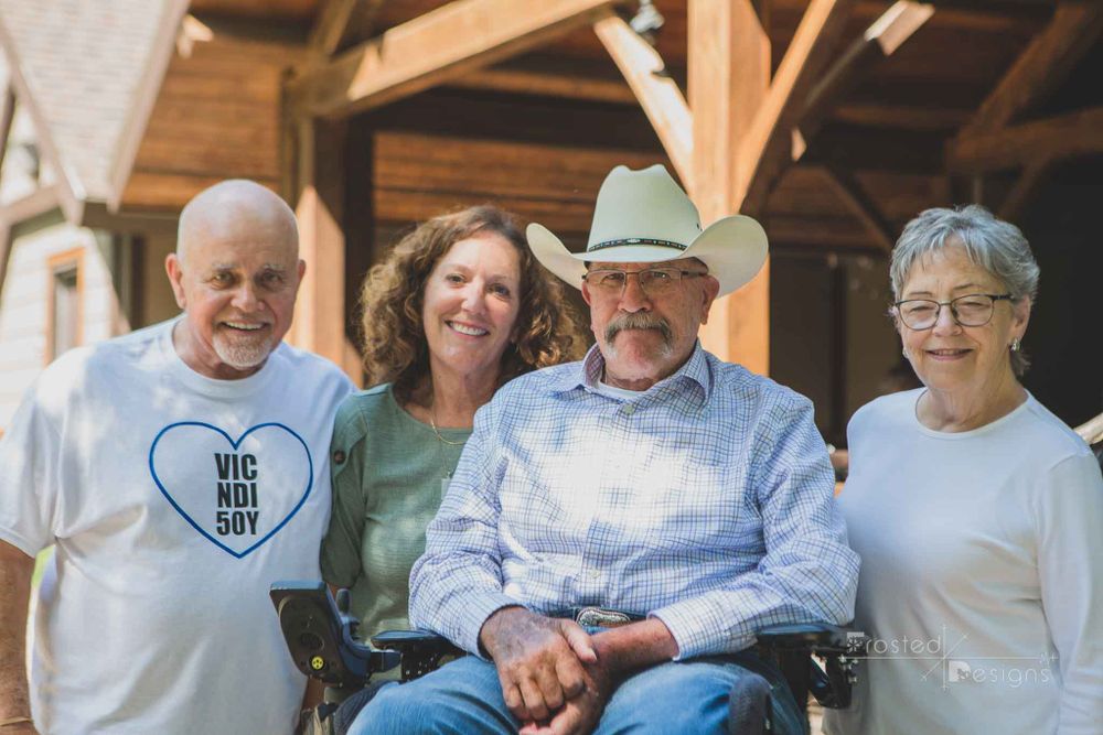 Family reunion with two couples for family reunion.