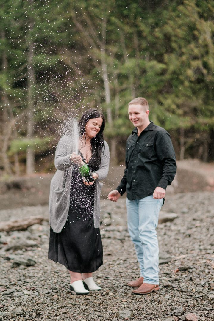 lake cushman engagement