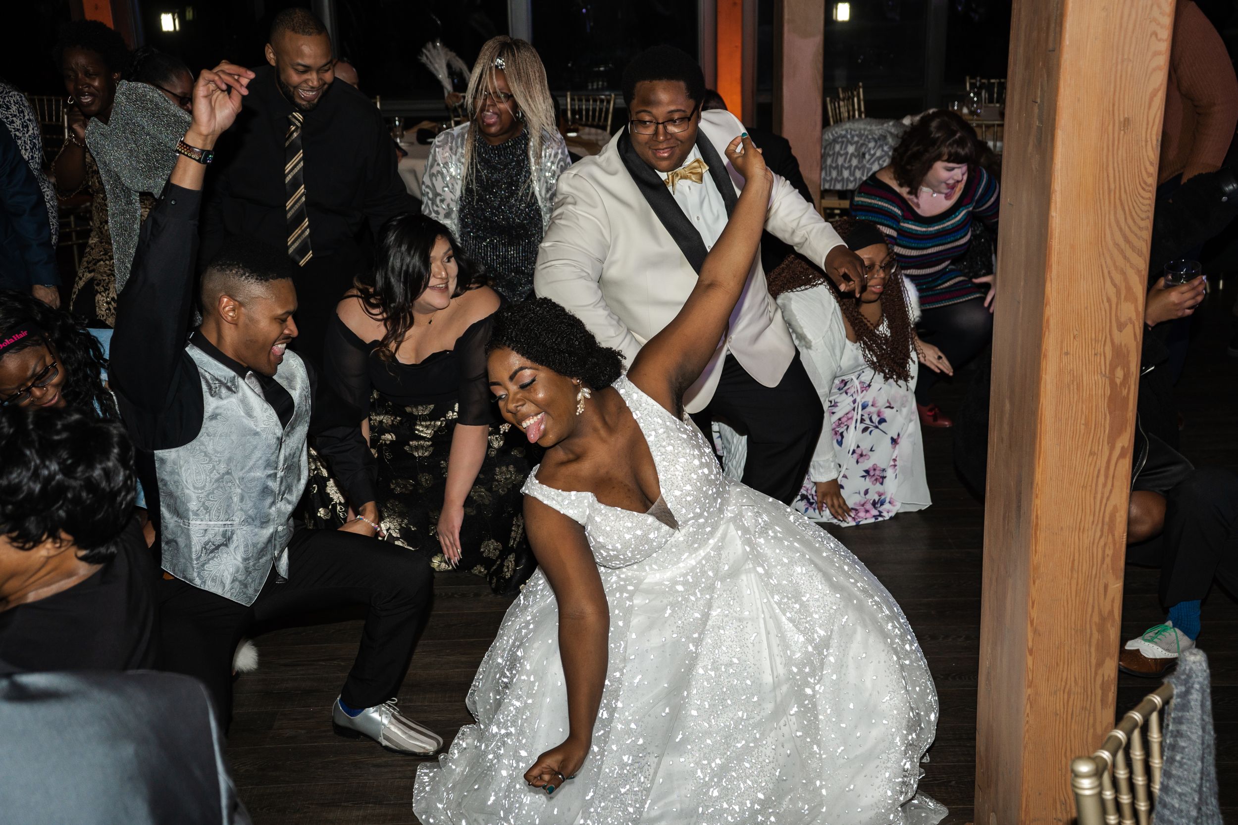 Dancing at a reception