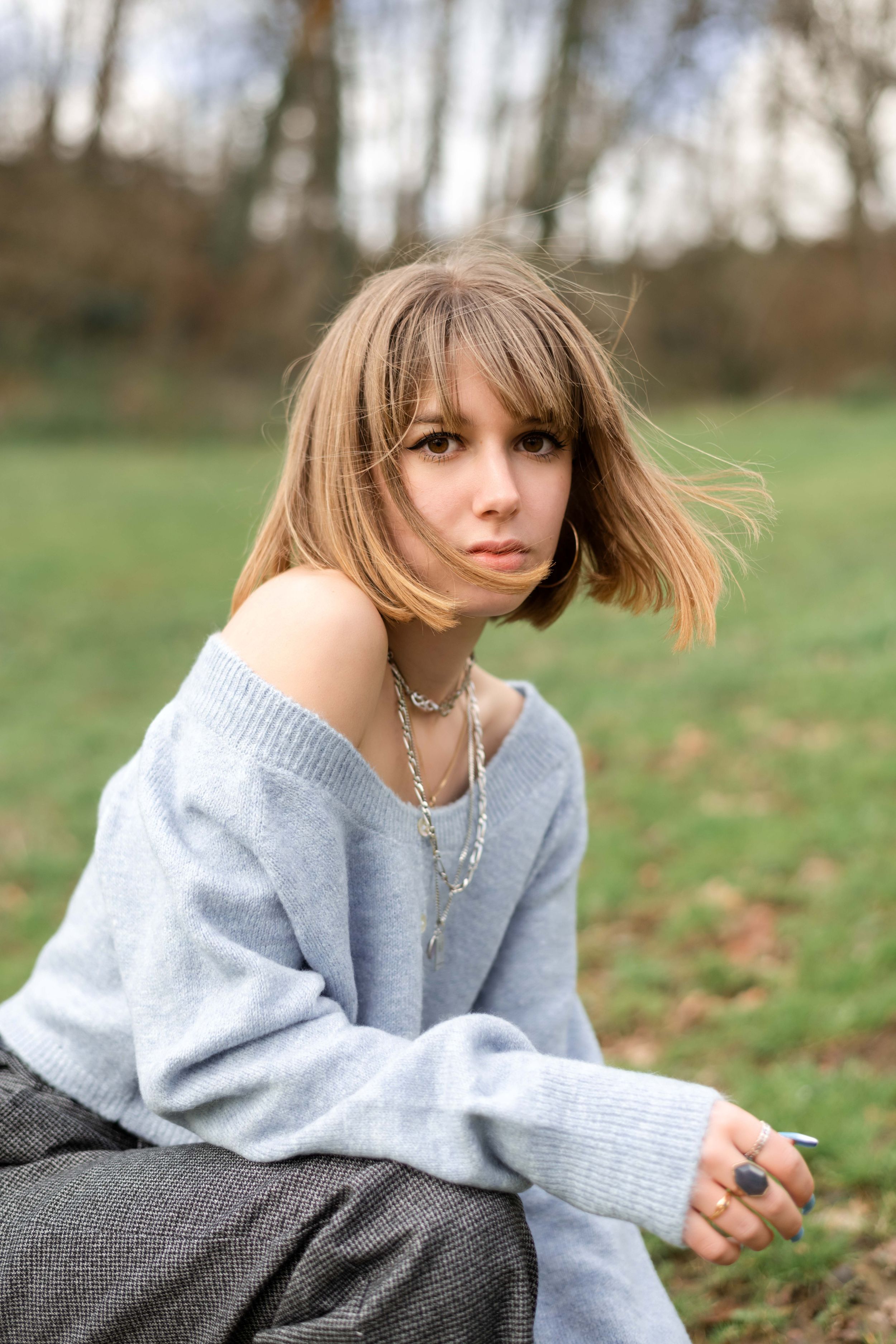 Portrait jeune femme dans les Landes
