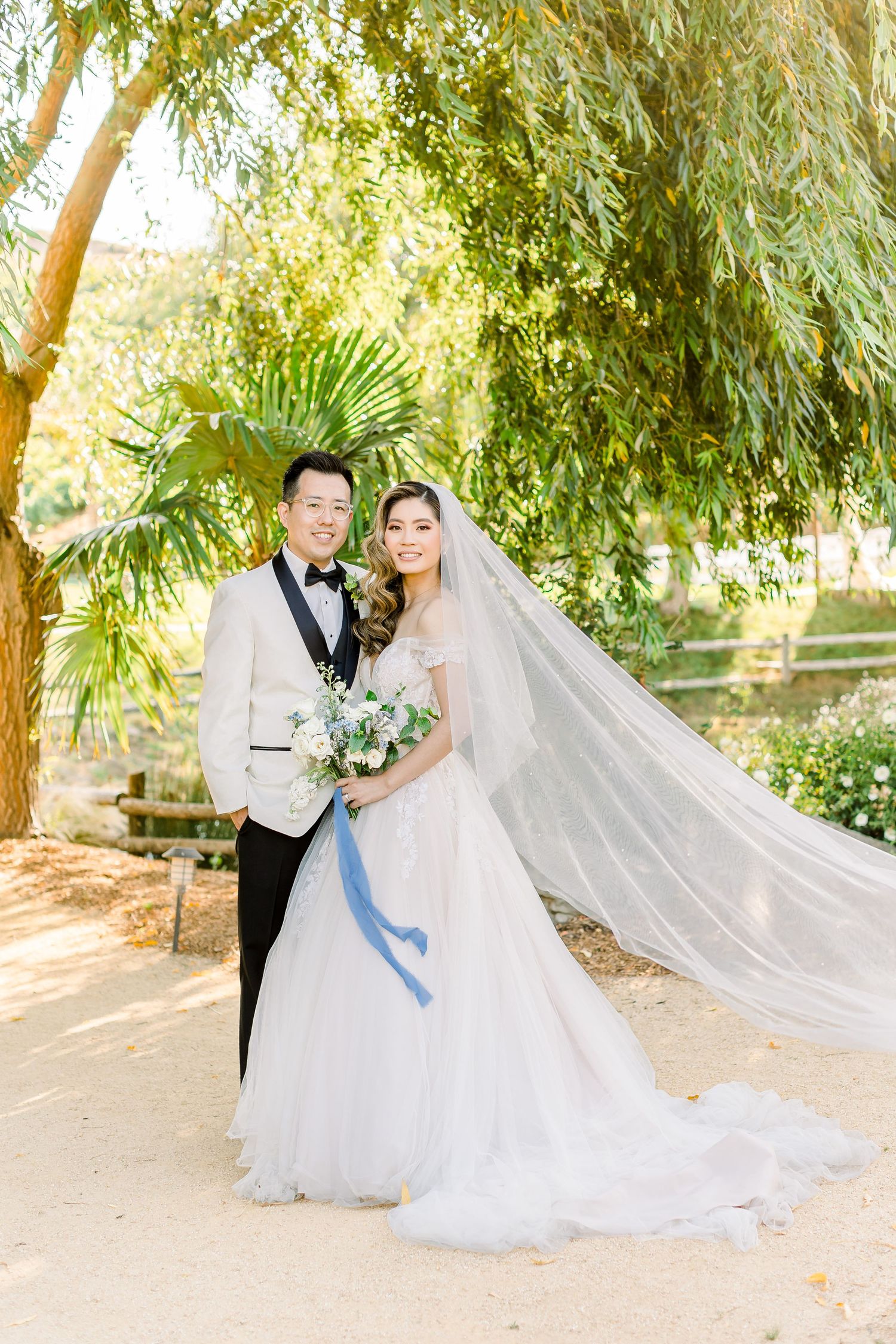 Bride and Groom Portrait at Nella Terra Cellars wedding in Sunol, CA. Bay Area wedding